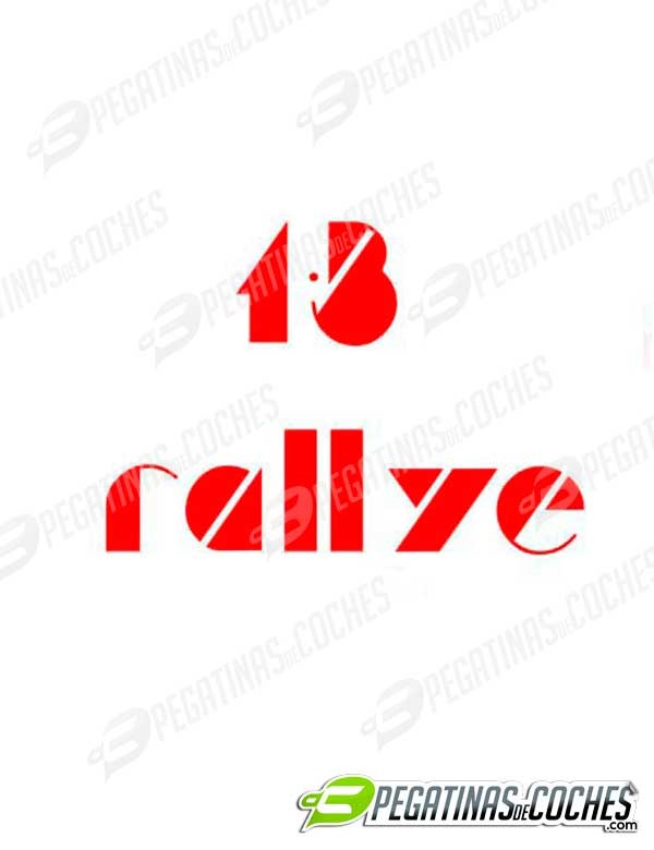 1.3 Rallye