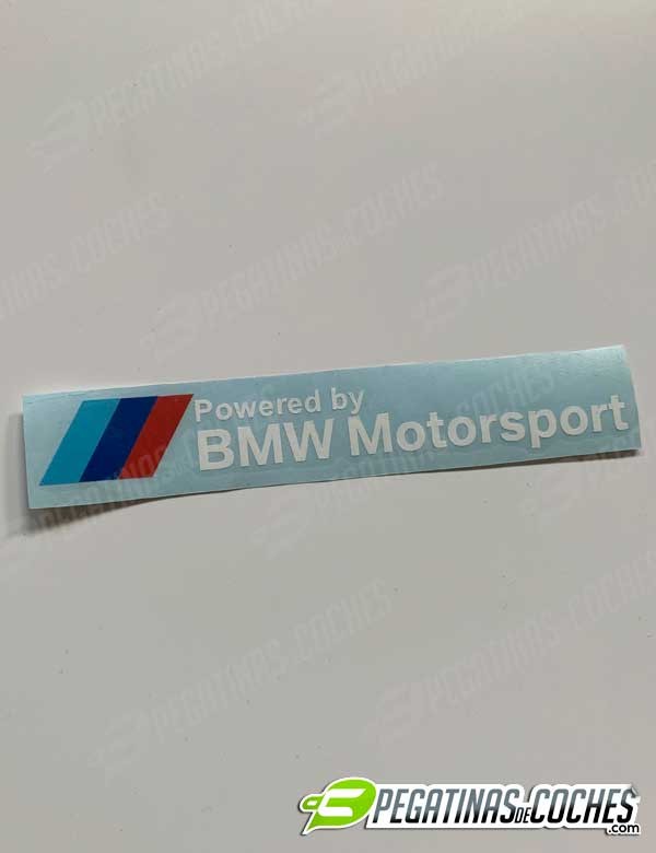 Powered By BMW Motorsport - Pegatinas de Coches