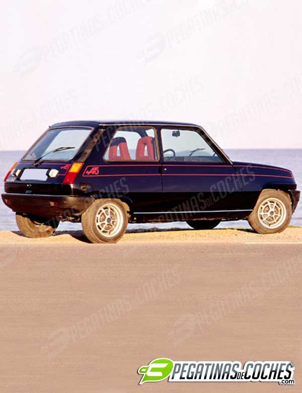 R5 Alpine Turbo - Pegatinas de Coches